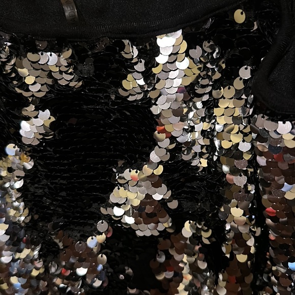 Classic black and silver sequin mini dress - Picture 9 of 9